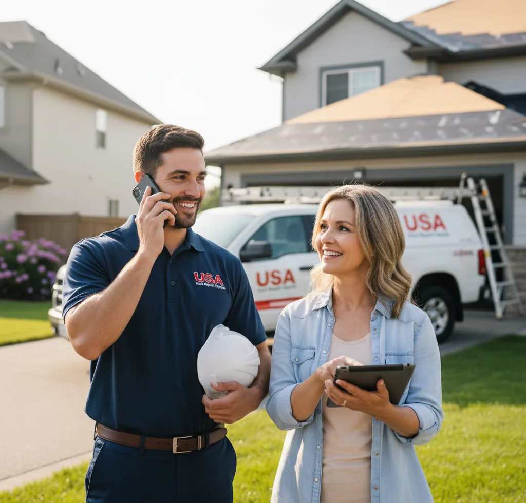 USA Roof Repair Experts customer support in Topsham